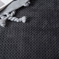 thumbnail image 5 of Kasentex  All Season Plush Poly Velvet Lavish Design Quilt Set Soft and Warm Machine Washable Coverlet Grey Queen, 5 of 5