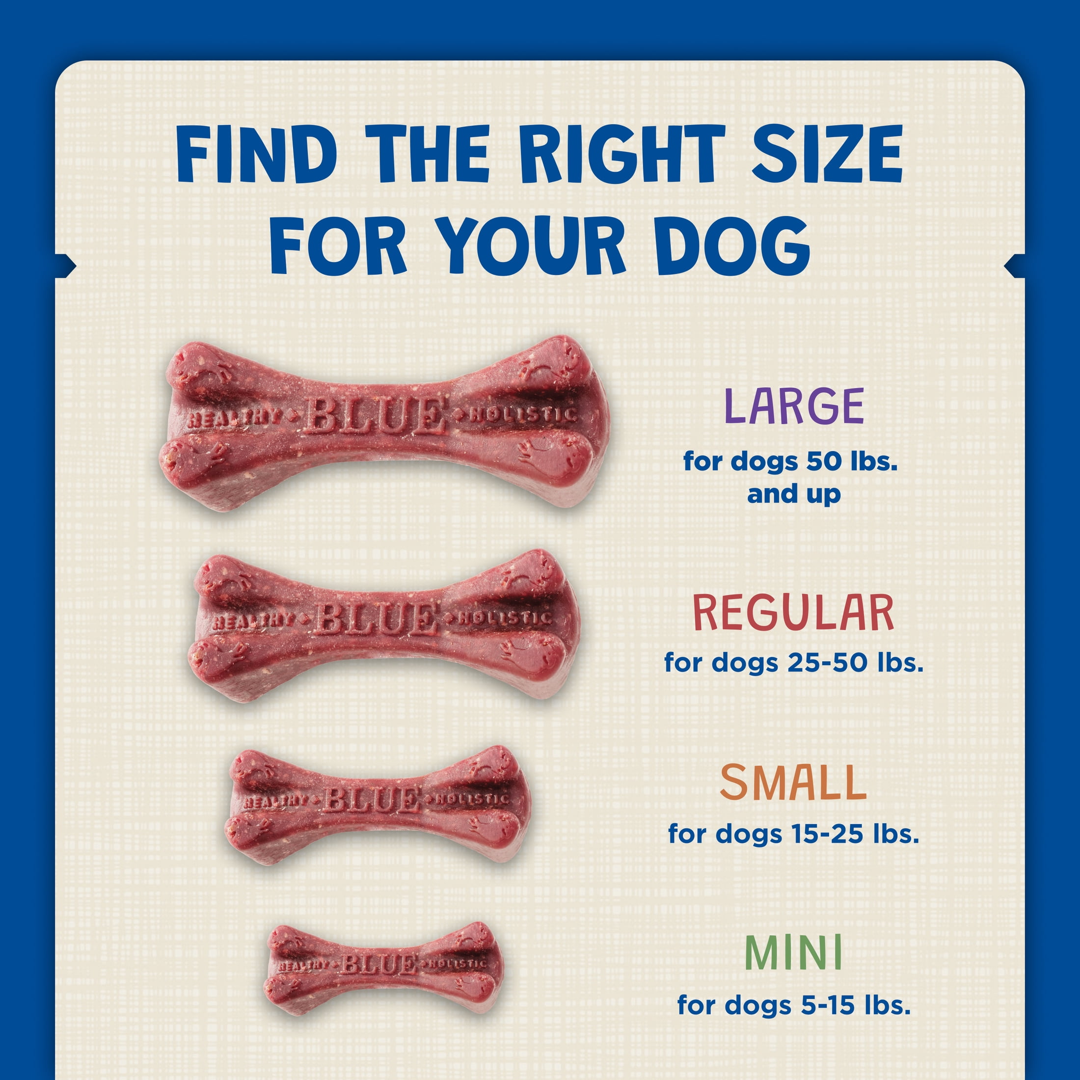 Blue Buffalo Dental Bones Small Natural Dental Chew Dog Treats, 12-oz. Bag