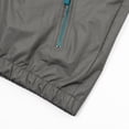 thumbnail image 4 of MADHERO Mens Windbreaker Jacket Lightweight Colorblock Retro Wind Breakers Green Grey Size L, 4 of 6