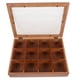 thumbnail image 2 of ColoMX Mesa de joyería de madera Joya de joyería Caja de almacenamiento de compartimento, 2 of 8