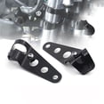 thumbnail image 7 of 2 pcs Aluminum Fork Mount Brackets Three Holes Retrofit Support frame Adjustable Stand Shock Mount Motorcycle Headlight Bbracket 1, 7 of 7