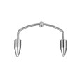 thumbnail image 1 of 1 Joyería piercing Septum Piercing Decoraciones para el cuerpo Colmillos de vampiro Dientes de zombie, 1 of 5