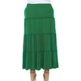 thumbnail image 3 of White Mark Jupe Maxi à Volants Taille Haute pour Femme, 3 of 5