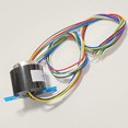 thumbnail image 3 of Taidacent Anillos deslizantes giratorios conductores de orificio pasante Anillo de cepillo eléctrico Anillo deslizante de conector eléctrico giratorio (diámetro interior 8 mm 6 cables 5 A), 3 of 5