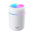thumbnail image 1 of Humidificateur d'Air 300ml USB Petit Portable Éclairage d'Ambiance Coloré Continu/intermittent, 1 of 8