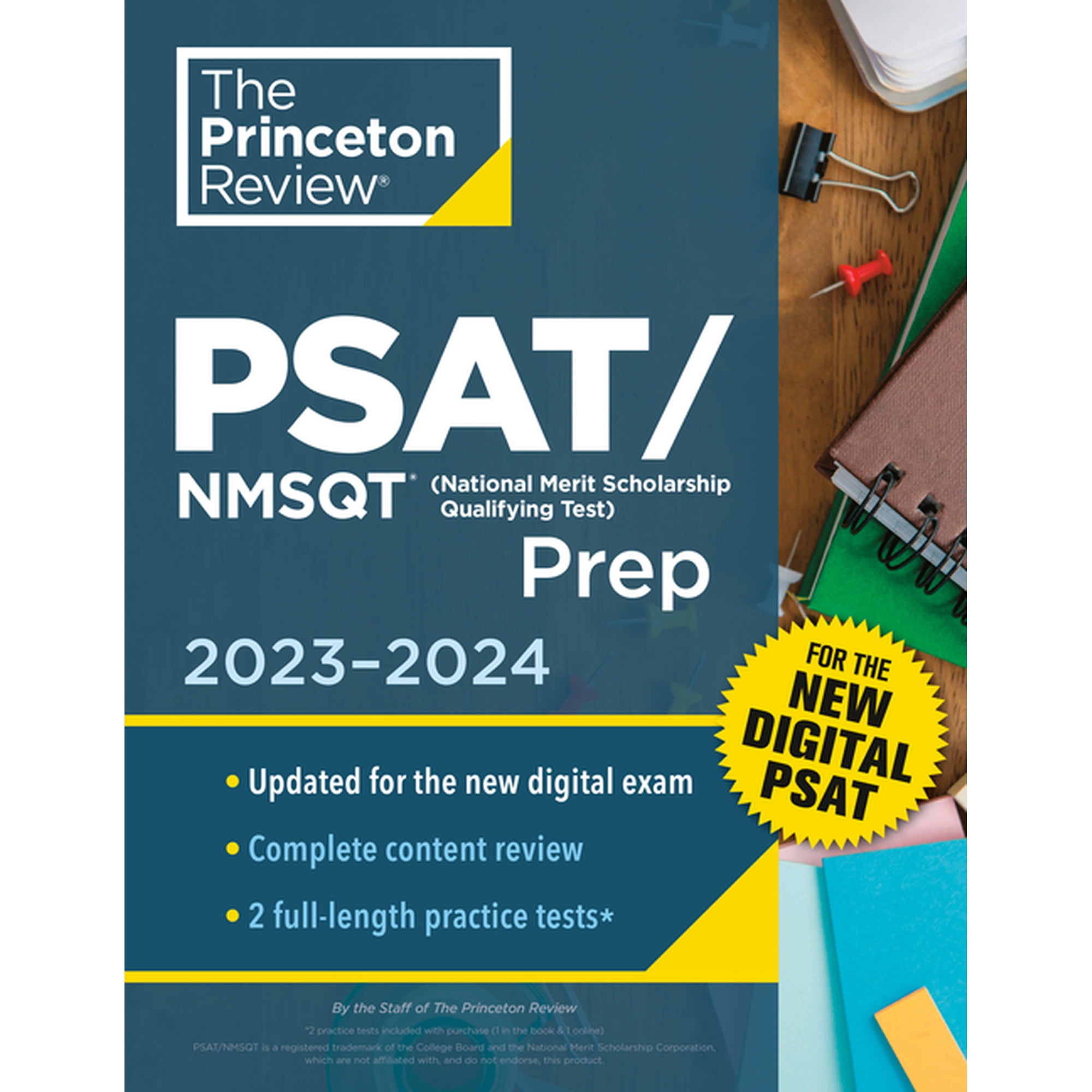 College Test Preparation: Princeton Review PSAT/NMSQT Prep, 2023-2024 : 2 Practice Tests + Review + Online Tools for the NEW Digital PSAT (Paperback)