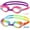 PinkPurple/Rainbow, variant on Kids Swimming Goggles, 2 Pack Swimming Goggles for Kids Age 3-16, Kids Goggles for Boys Girls, Childrens Teens Swim Goggle