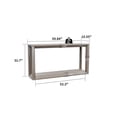 thumbnail image 2 of 60" Solid Wood Console Table with Storage – Wide Sofa Table for Living Room, 2 of 8