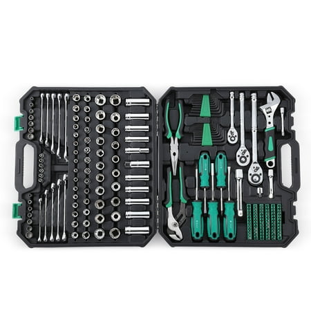 Towallmark 210 Piece Mechanics Tool Set and Socket Wrench Set,SAE...