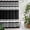 Black, White, Ebony, variant on Farmhouse Grey Shower Curtain - Water Repellent Fabric Shower Curtains Washable, Farmhouse Gray Line Striped Decorative Polyester Cloth Bathroom Curtains Modern Bath Decor 72"x84"