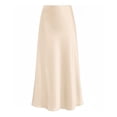 thumbnail image 5 of Busydd Women's Satin Skirts with Pockets Trendy Comfortable Maxi Skirts for Women Casual Solid Color Long Skirts XL, 5 of 7