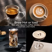 De’Longhi Dedica Duo Espresso Machine, Compact Size with Built in Frother for Latte Art, Brew Espresso, Cold Brew, Lattes & More, Stainless Steel