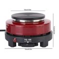 thumbnail image 4 of 500w Mini Stove Cooking Plate Hot Plate Electric Cooker Multifunctional Home Coffee Heater Kitchen Electric Hob Eu Plug 220-240v Afortunado Sencillez, 4 of 4