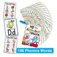 thumbnail image 1 of Alphabet 26 Letters 156 Phonics Words English Flash Cards Early Development Educational Toys Children Kids Montessori Learning T, 1 of 5