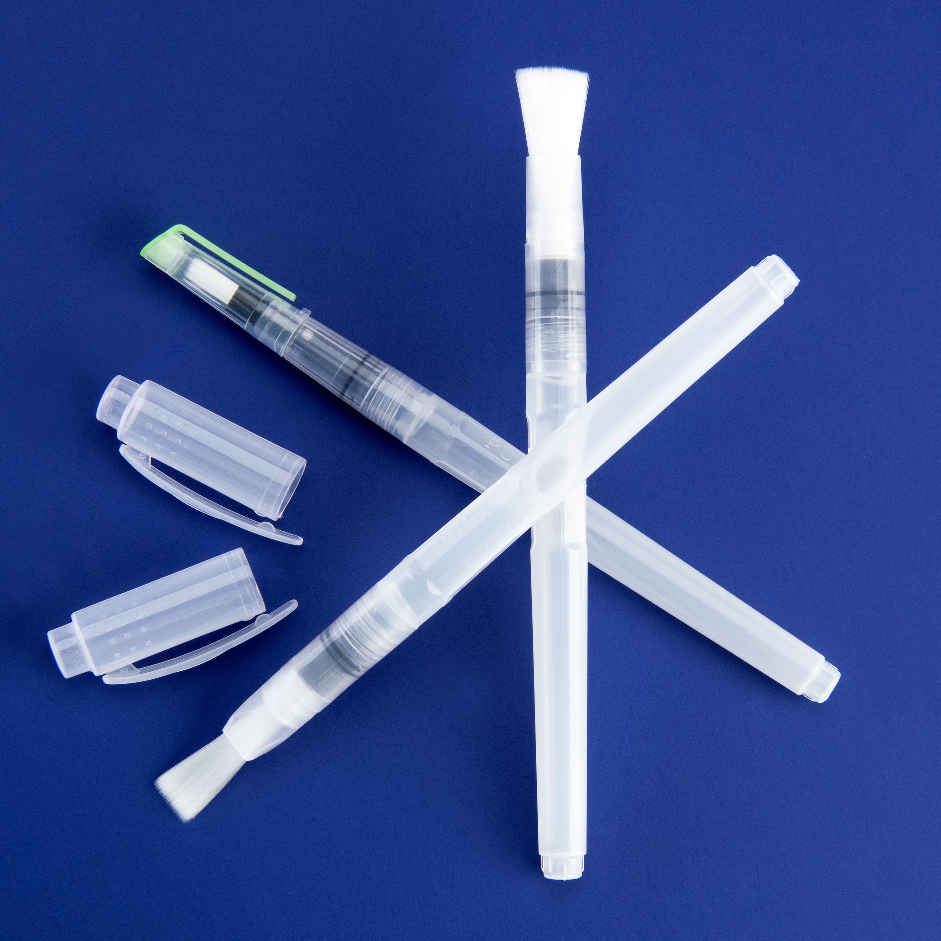 Royal & Langnickel Essentials Aqua-Flo Refillable Flat Paint Brush Pens 3-Pack