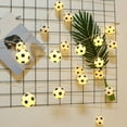 thumbnail image 4 of Japceit Soccer Ball String Lights, Battery Operated Decorative Lights for Christmas Tree and Birthday Party, Festive LED Fairy Lights for Indoor and Outdoor Holiday Decorations, 4 of 6