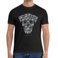 thumbnail image 2 of Men's Summer Graphic T-Shirt, Cotton, Breathable Casual Tee with Creative Prints, Creative Skull Pattern, 2 of 4