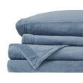 thumbnail image 3 of Comfort Classics Soloft Plush Solid Micro Raschel Bedding Sheet Set, 3 of 7