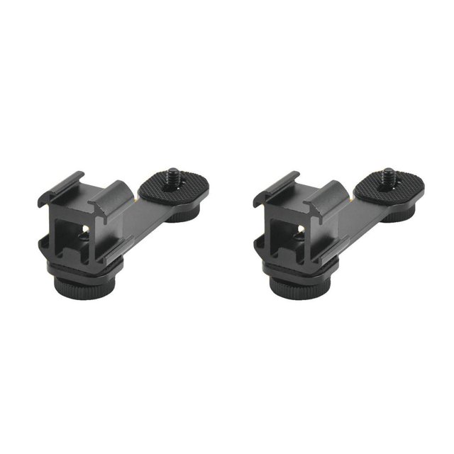Sidaley Camera Holder Metal Structure Supporting Stand Multipurpose Rack Installation Mount Microphone Cold Handy Shoe Fixing Stabilizer 2piezas