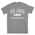 thumbnail image 1 of New London New Hampshire Classic Established Men's Cotton T-Shirt, 1 of 1