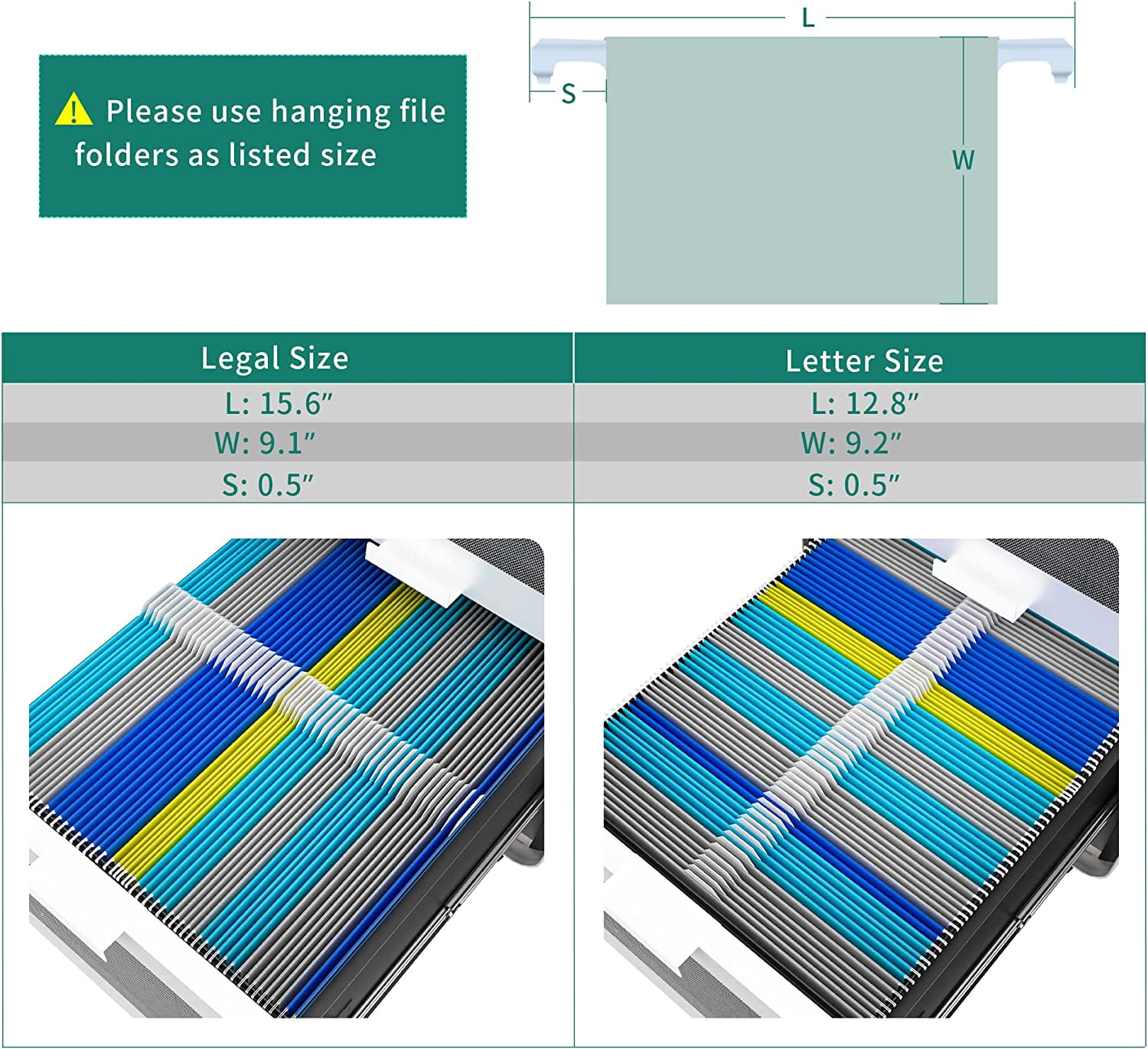 Buy YITAHOME 2Drawer Rolling File Metal Mobile File