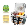 thumbnail image 2 of FORMRS Insulated Cooler Bag 24 Cans Capacity Soft Leakproof Lunch Box with Side Pockets, Autumn Day with Cocoa Pattern, 2 of 7