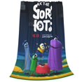 thumbnail image 2 of Manta de franela para cama y sofá de 80 x 60 pulgadas con el lema "Pregúntale a los Storybots", 2 of 4