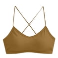 thumbnail image 4 of successthop Seamless Bras for Women Wireless Cotton Support Lift Up Bralette Spaghetti Straps Bra Backless Everyday Wear, 4 of 6
