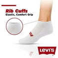 thumbnail image 2 of Levi's Mens Socks, Low Cut Socks for Men, Athletic Socks Low Cut, Size 8-12, 2 of 7