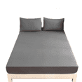 thumbnail image 3 of Funda de almohada para cama individual de color sólido, funda de edredón para cama individual o doble de 1,5/1,8 pulgadas de grosor y fibra ultrafina para el hogar, 3 of 5
