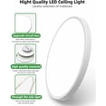 thumbnail image 2 of Plafón LED de 20W para baño, luz blanca, resistente al agua, lámpara de techo para baño, dormitorio, cocina, balcón, Ø232cm JAMW Sencillez, 2 of 5