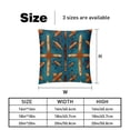 thumbnail image 5 of Cross Sumptuous Velvet Throw Pillow Covers Set of 2, Decorative Bed Pillow Cases with Unique Patterns for Home Decor, Sizes 16x16, 18x18, 20x20 Inches, 5 of 6