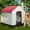 Red, variant on Vitesse Plastic Dog House Outdoor Indoor for Small Medium Large Dogs,Waterproof Dog Houses with Elevated Floor and Air Vents,Durable Ventilate & Easy Clean and Assemble