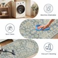 thumbnail image 2 of Washable Kitchen Runner Rug 2x5 ft, Non Slip Soft Low Profile Kitchen Rug with PVC Backing, Vintage Distressed Medallion Oriental Rug for Kitchen Sink, Hallway & Laundry Room, 2 of 6