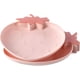 thumbnail image 1 of Strawberry Plastic Trays Snack Plates Kitchen Bowls, 2-pack Plastic Plates Serving Dishes Food Tray Decorative Serving Trays, 1 of 5