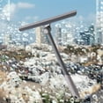 thumbnail image 2 of DOLITY Silicone Bathroom Shower Window Squeegee for Cleaning Tabletop Kitchen Mirror, Black, 2 of 8