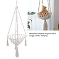 thumbnail image 4 of Hanging Cat Bed, Kitten Swing Bed Easy To Use Handwoven  for Sleeping for Lounging, 4 of 7