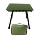 thumbnail image 4 of Taburete de camping, taburete plegable con bolsa, reposapiés, taburete plegable portátil Verde, 4 of 8