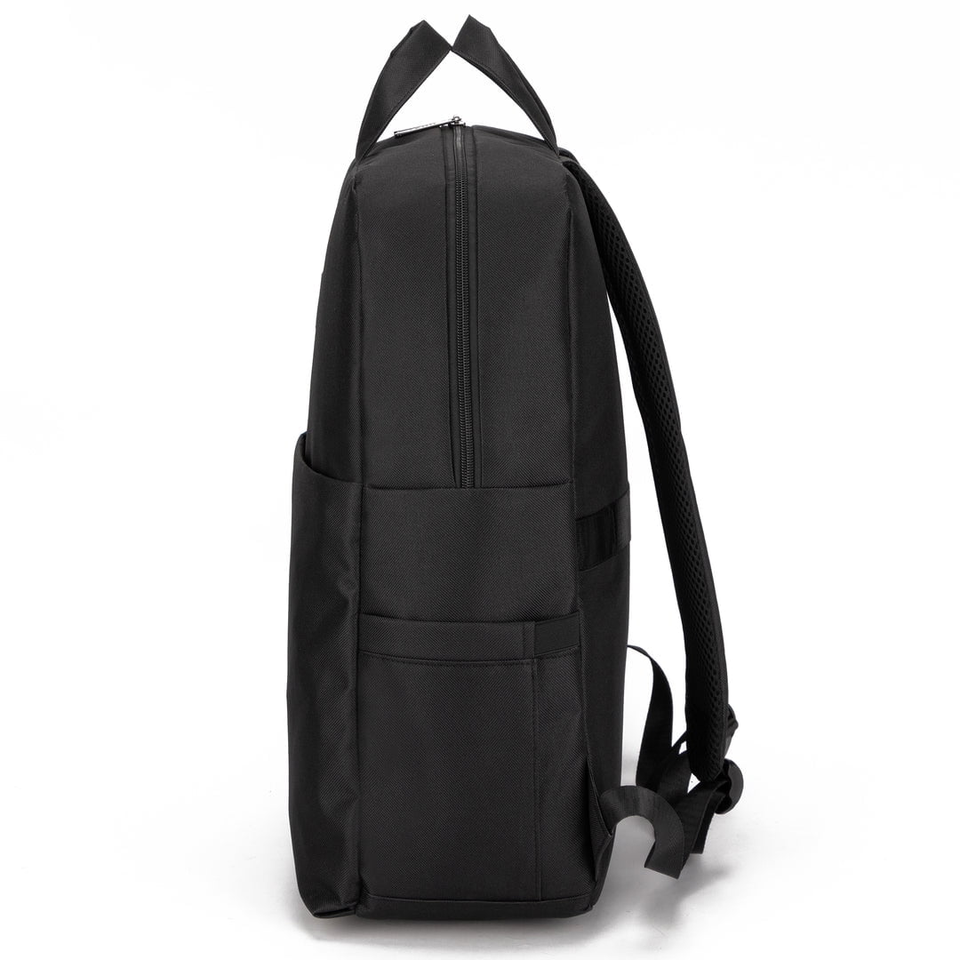 IZOD Wisdom Business Travel Slim Durable Laptop Backpack USB Charging Port, Computer Bag Fits 17 Inch Laptop Notebook / Black