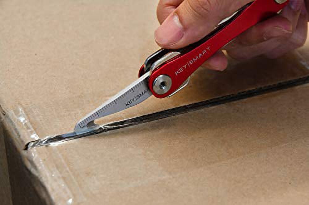  KeySmart MultiTool - Herramienta multiusos 5 en 1 para llavero  con cortador de caja con clip de desconexión rápida de acero inoxidable  KeySmart : Herramientas y Mejoras del Hogar