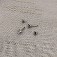 thumbnail image 6 of Minimalist Spike Stud Earrings for Women Men Stainless Steel Cool Tiny Cartilage Helix Tragus 16g Screw Back Piercing Studs Hypoallergenic Sensitive Ears Birthday Jewelry Gifts Bff, 6 of 6