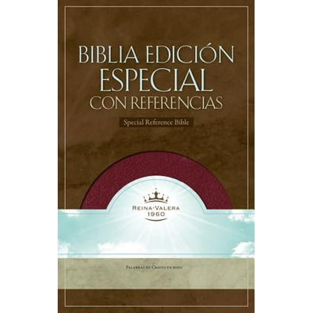 RVR 1960 Biblia con Referencias, borgoña piel fabricada