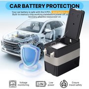 Towallmark 12V Car Refrigerator, 53QT Portable Fridge Freezer for Camping, Truck, RV - 12 Volt Electric Cooler (50L) with Dual Power 12V/24V DC & 110-240V AC, 0℉~50℉