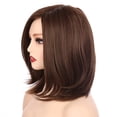 thumbnail image 3 of DAPRZIY 11" Short Straight Synthetic Heat Resistant Bob Wigs, Full Head Hair Wigs for Women, Girls (RL6/8) …, 3 of 6