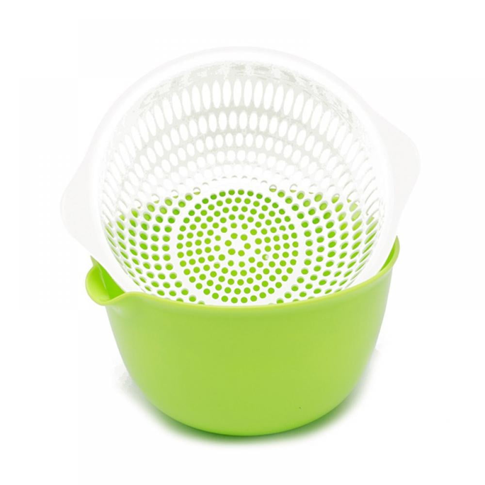 Kitchen Strainer, Wash Basket, SelfDraining Bowl Sets, Large Plastic
