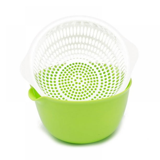 Kitchen Strainer, Wash Basket, SelfDraining Bowl Sets, Large Plastic