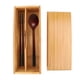 thumbnail image 3 of Estuche japonés para palillos y cucharas para guardar vajilla de estilo ecológico, organizador de utensilios de bambú, 3 of 8