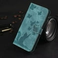 thumbnail image 5 of Wallet Case Designed for Apple iPhone 15 Pro - 6.1 inch for Women,Flip Folio Cover with Butterfly Embossed PU Leather Kickstand Credit Card Holder Slots Magnetic Wrist Strap Phone Case, Green, 5 of 13