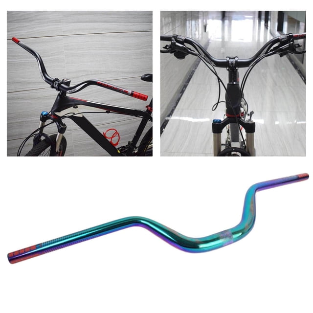 Mountain Bike Handlebar 31.8mm 720/780mm Extra Long Handlebar Sweep Back 11 Riser Bar Aluminum Alloy