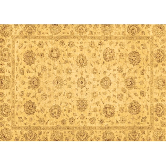 Ahgly Company Indoor Rectangle Oriental Brown Traditional Area Rugs, 2' x 4'